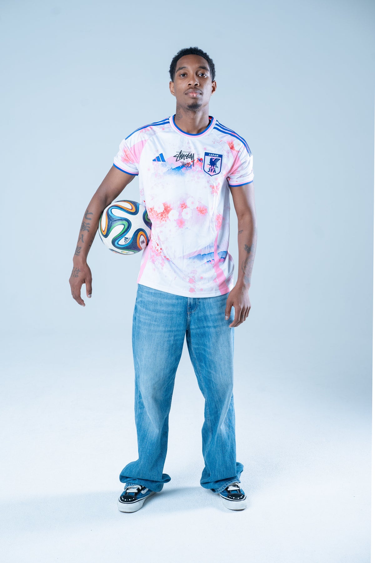 STÜSSY x “JAPAN” JERSEY - PINK SAKURA