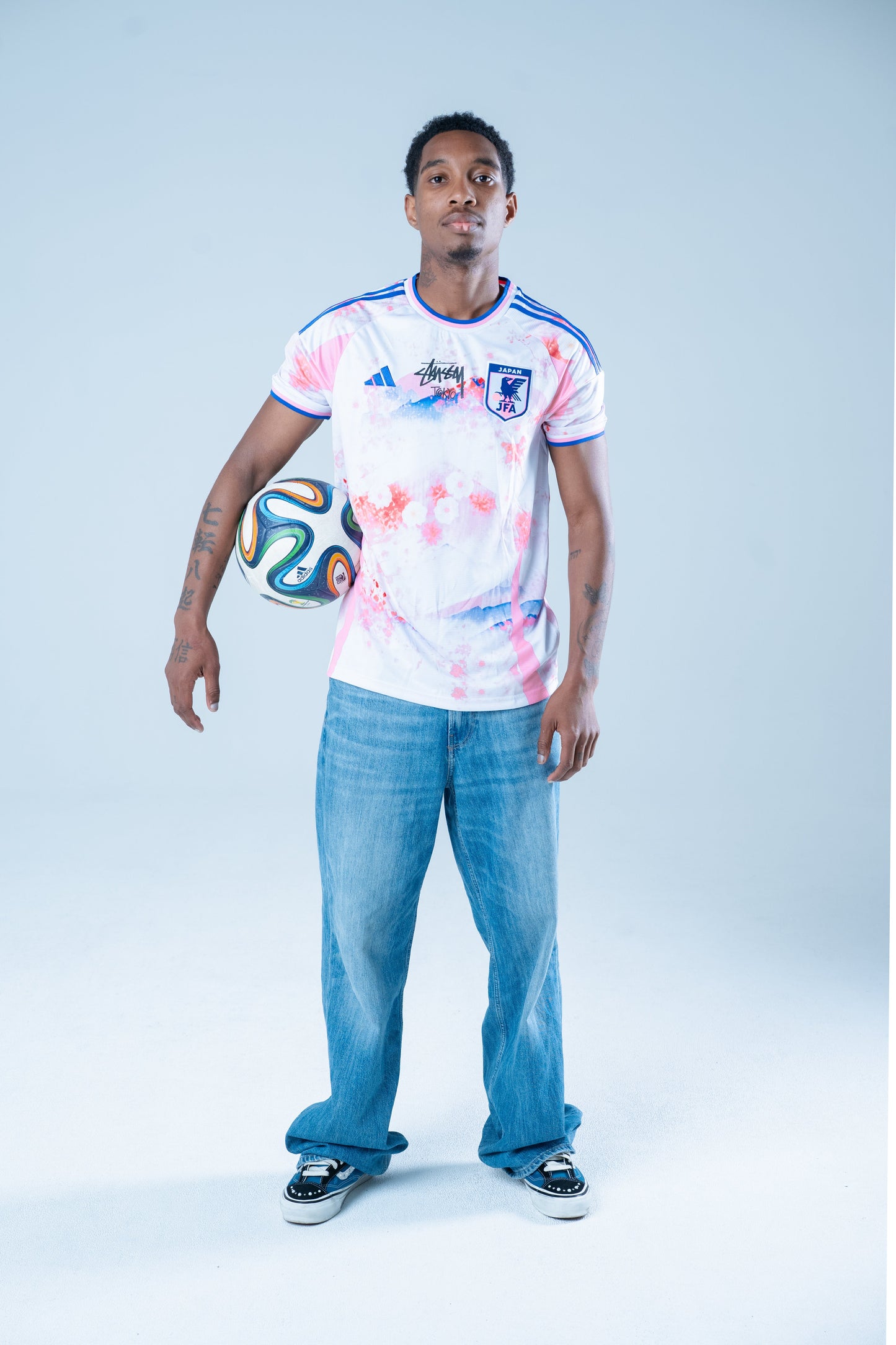 STÜSSY x “JAPAN” JERSEY - PINK SAKURA
