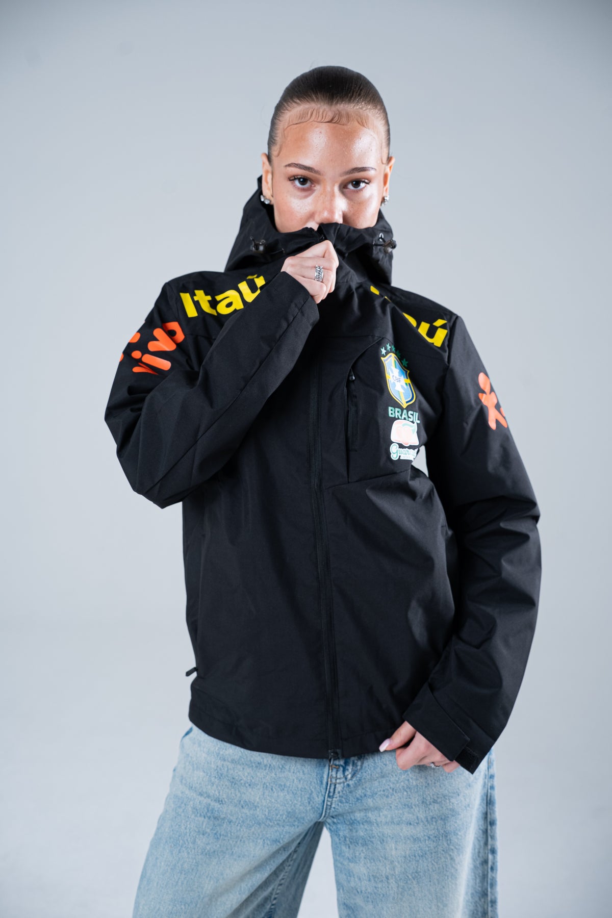 BRASIL WINDBREAKER - BLACK