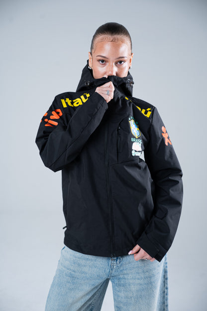 BRASIL WINDBREAKER - BLACK