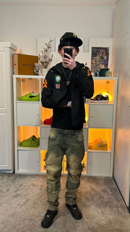BRASIL WINDBREAKER - BLACK